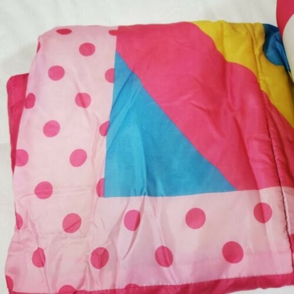 Hello Kitty Youth Girls Sleeping Camping Bag Pink Polka Dots House Sanrio 28x56 - Picture 7 of 10